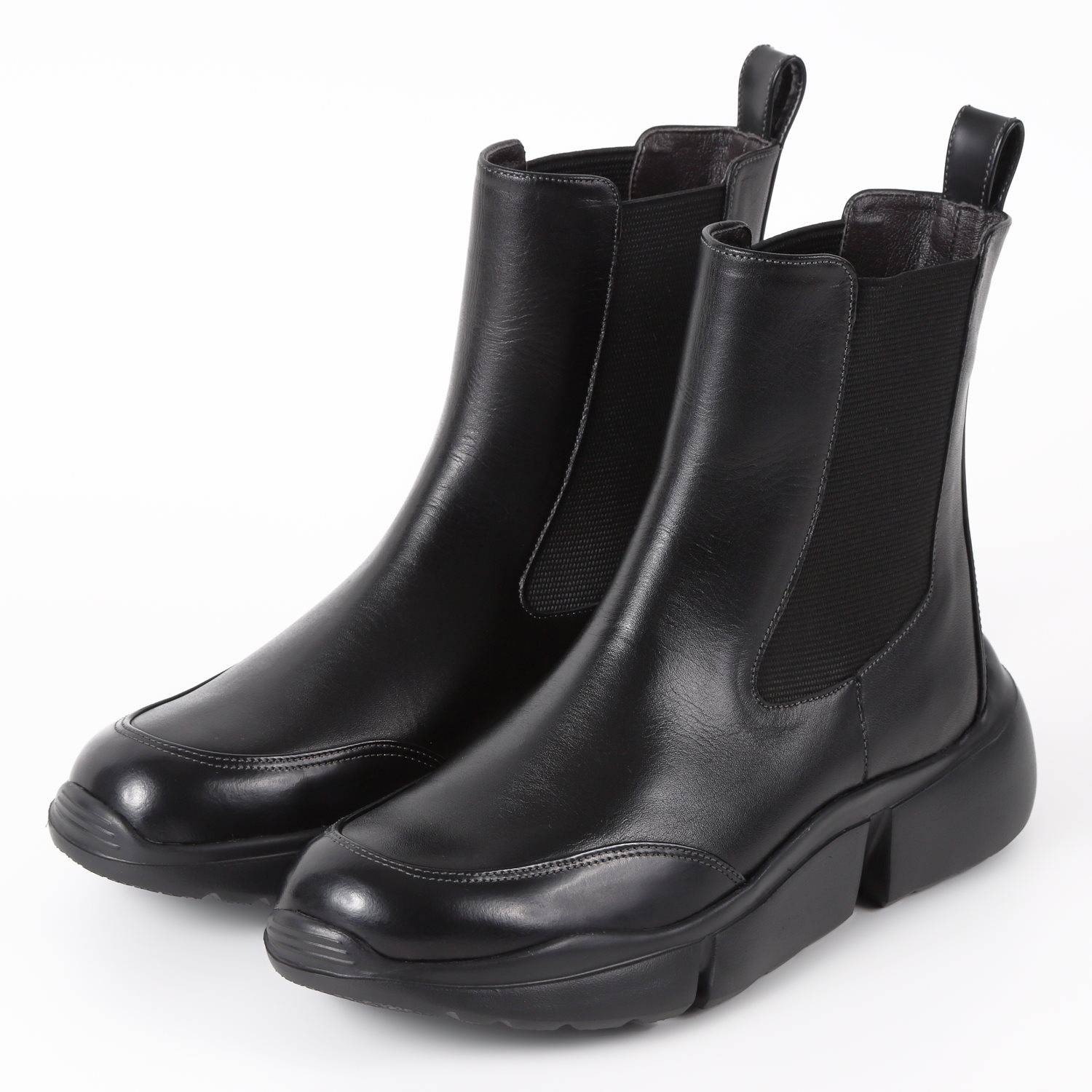 BARCLAYマニッシュショートブーツ ブラック＜BC04-8009-BLK＞