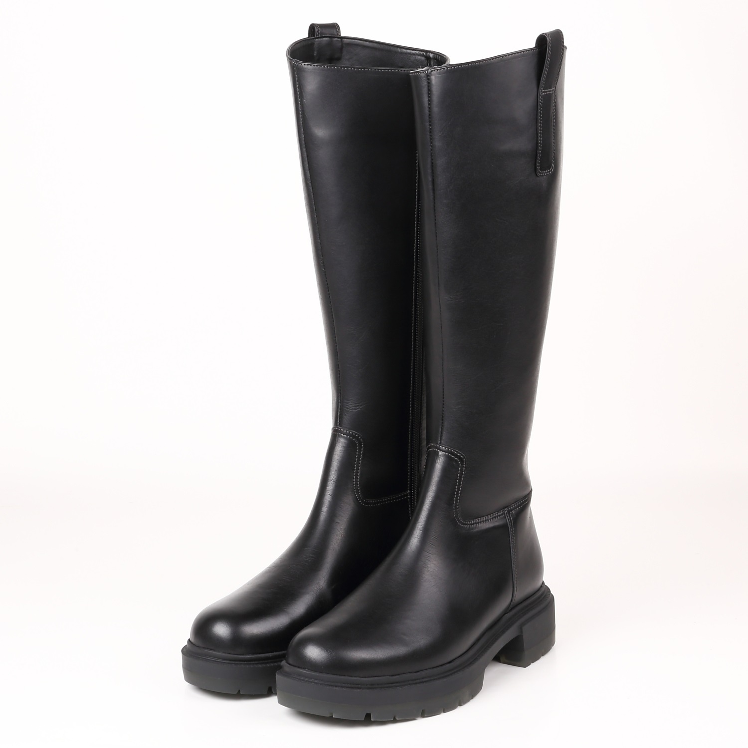 BARCLAY(バークレー) 厚底モールドソールロングブーツ　ブラック2＜BC04-8839-BLK2＞