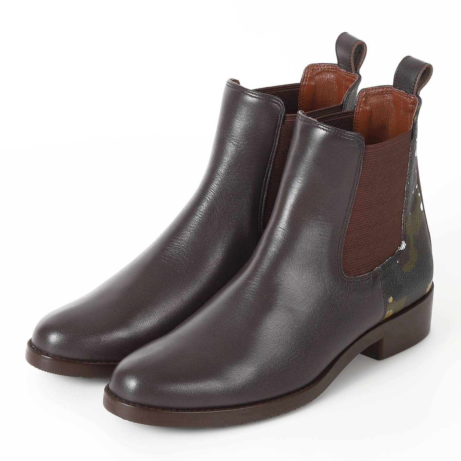 BARCLAY × GENTIL BANDIT カモフラ柄サイドゴアブーツ【直営店限定】 DBRスムース×カモフラ＜BC04-8853G-KA＞