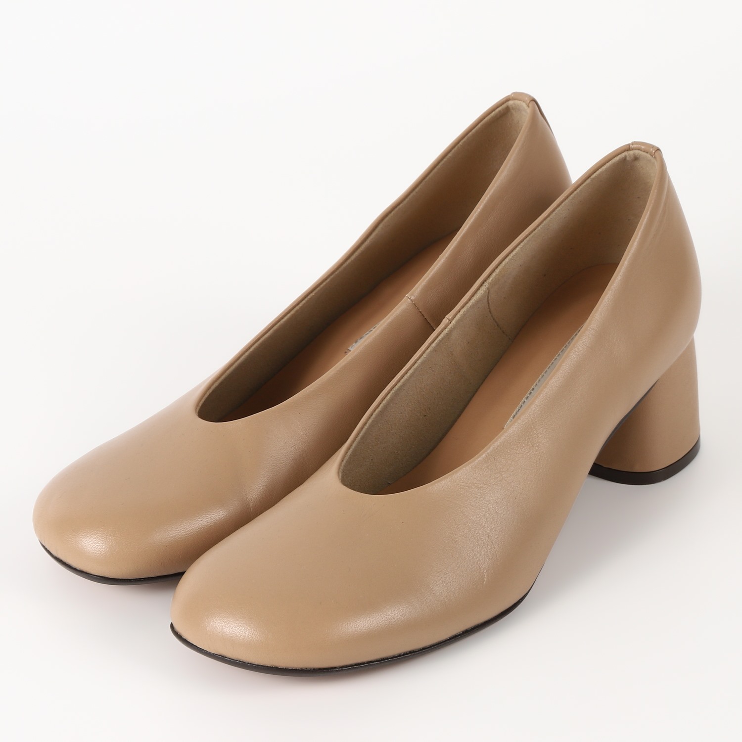 OUTLET】BARCLAY（バークレー）オブリークトゥパンプス グレー