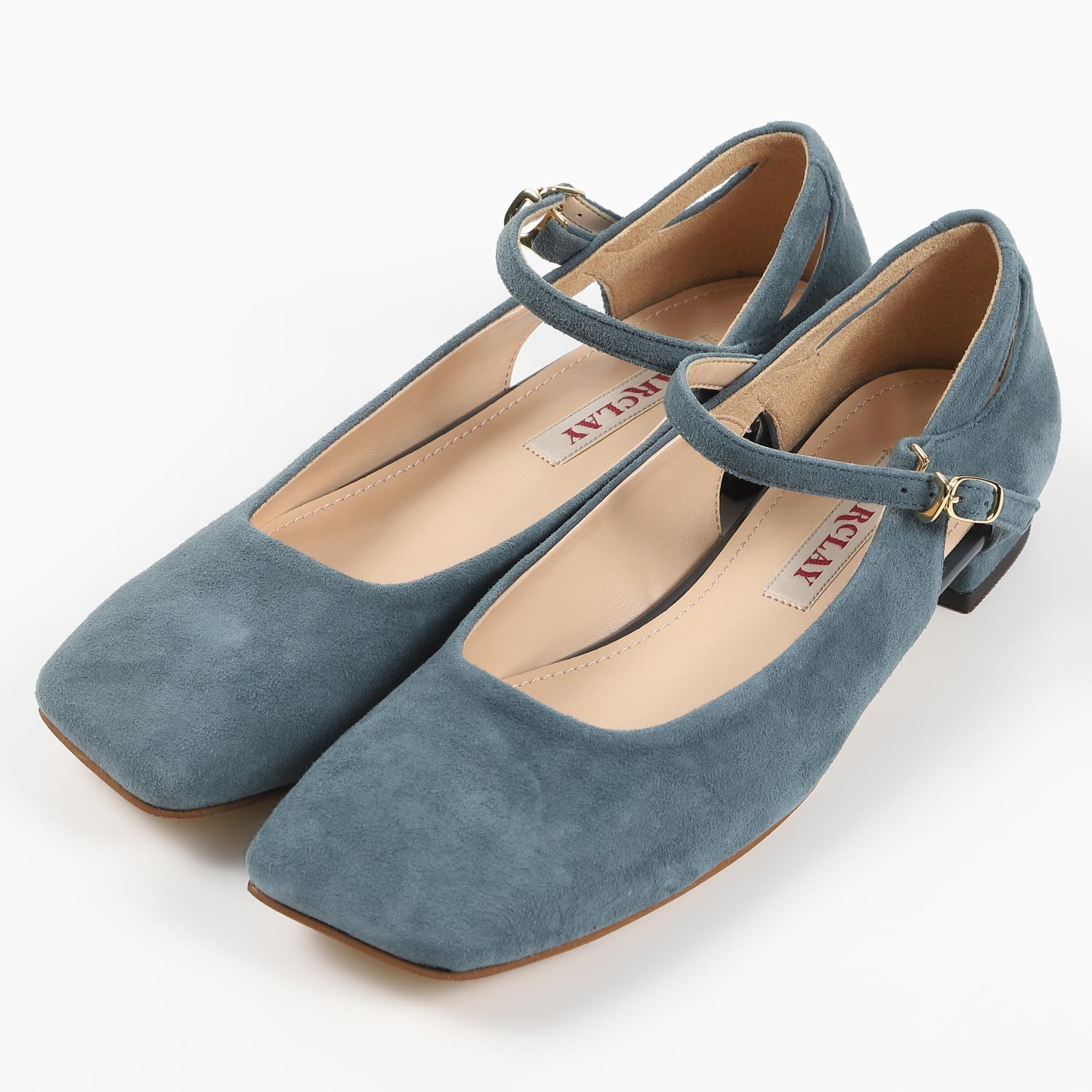 バークレー　パンプス　新品　24.5 BARCLAY パンプス ライトグレーコンビ｜BARCLAY（バークレー