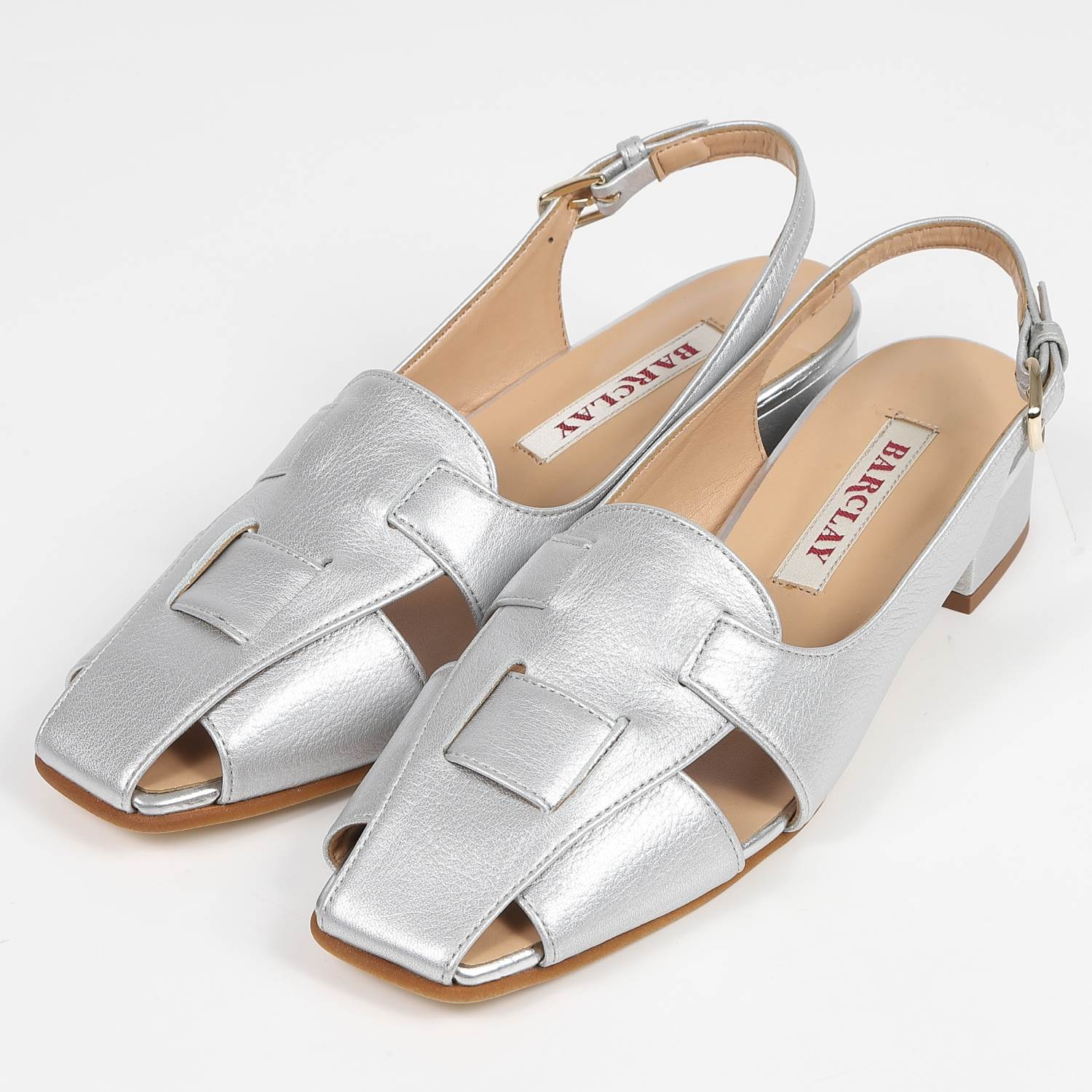 BARCLAY（バークレー）バックバンドグルカサンダル　シルバー