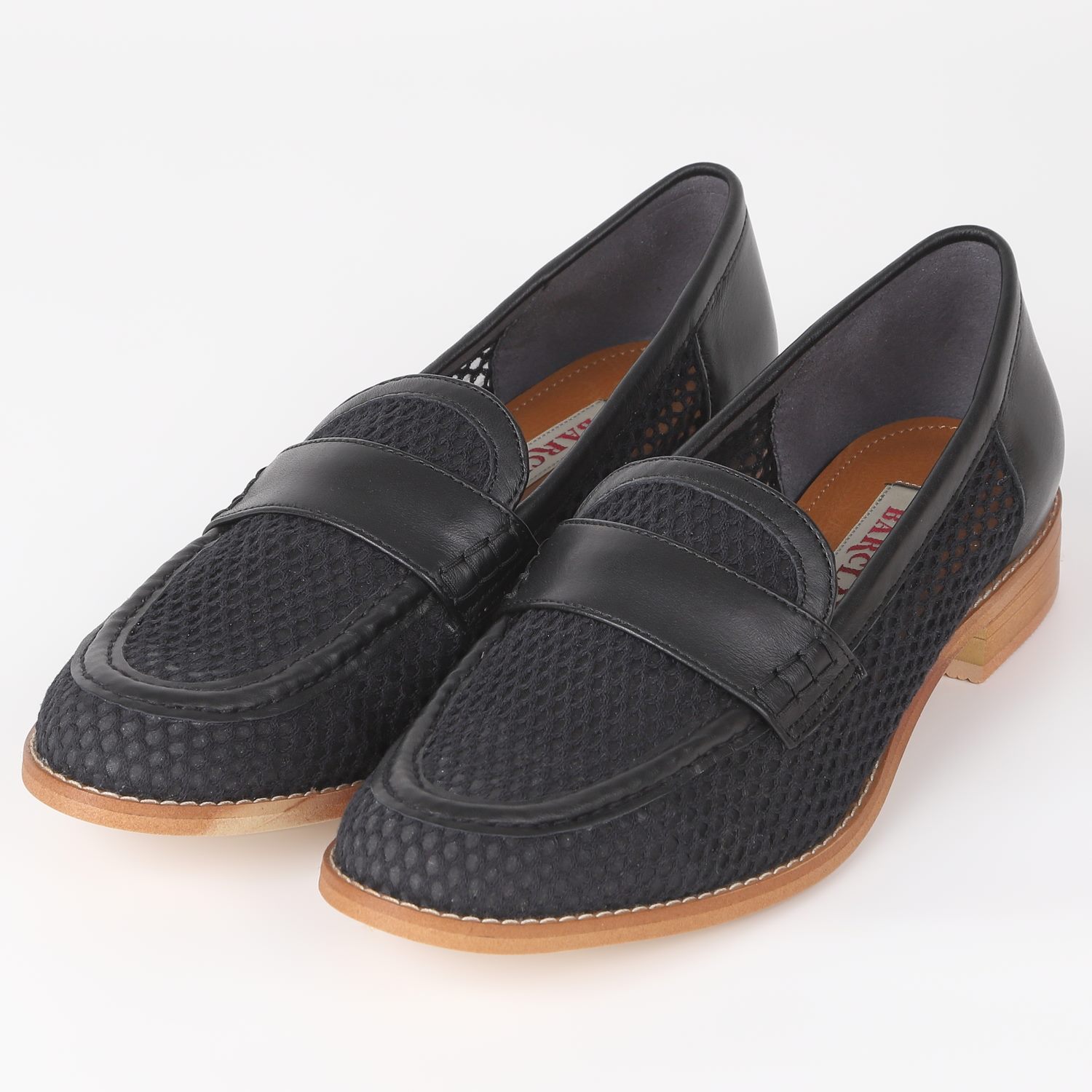 OUTLET】BARCLAY（バークレー）メッシュ生地ローファー ベージュ