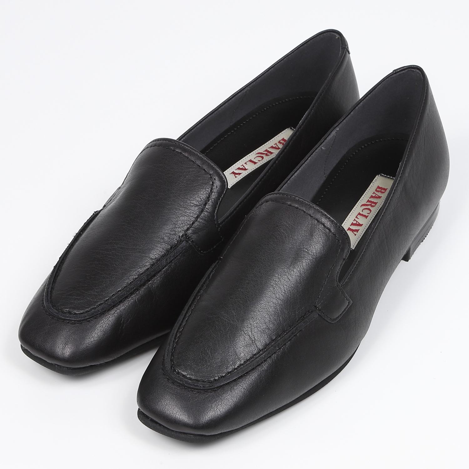 BARCLAYシンプルオペラシューズ　ブラック