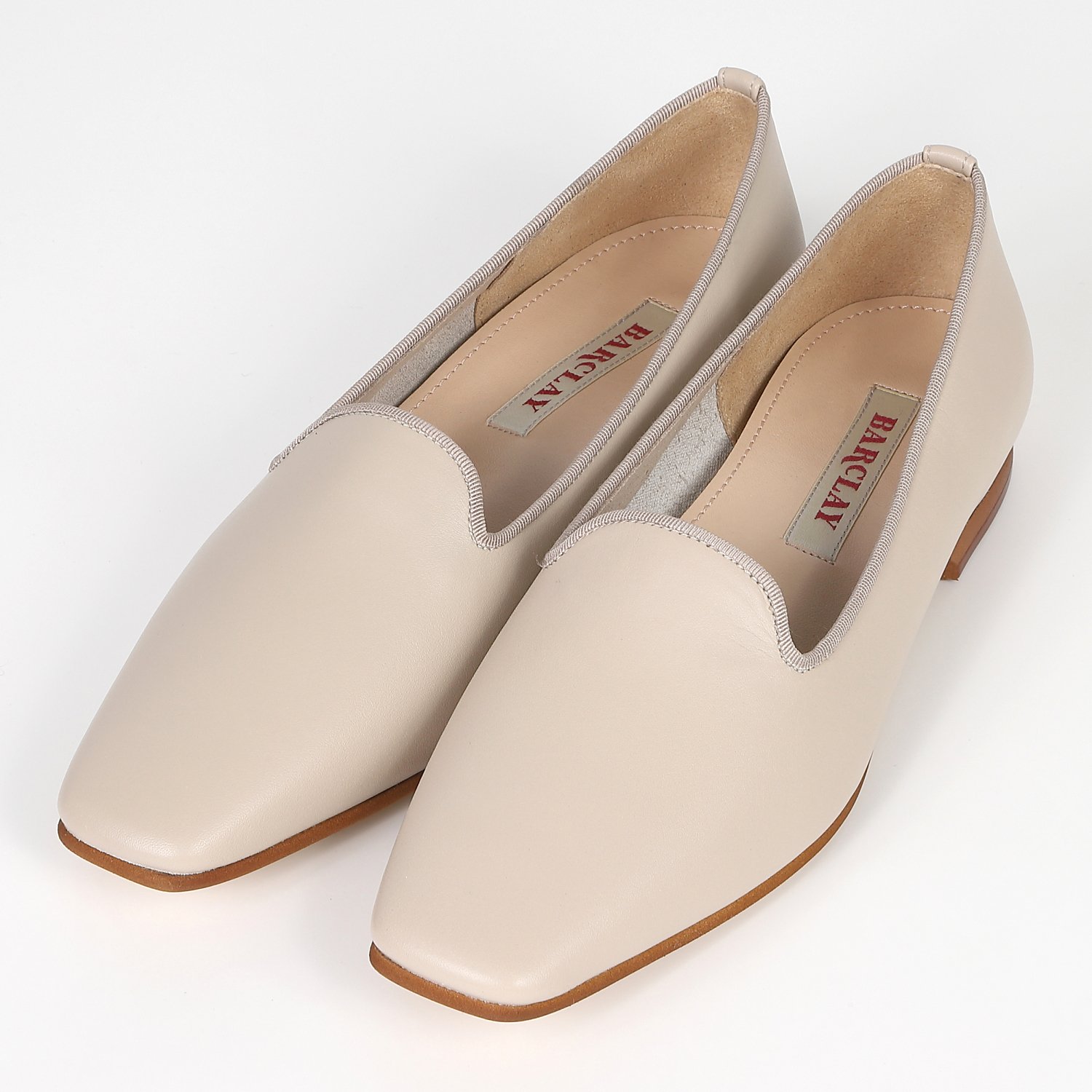 BARCLAYシンプルオペラシューズ　ベージュ