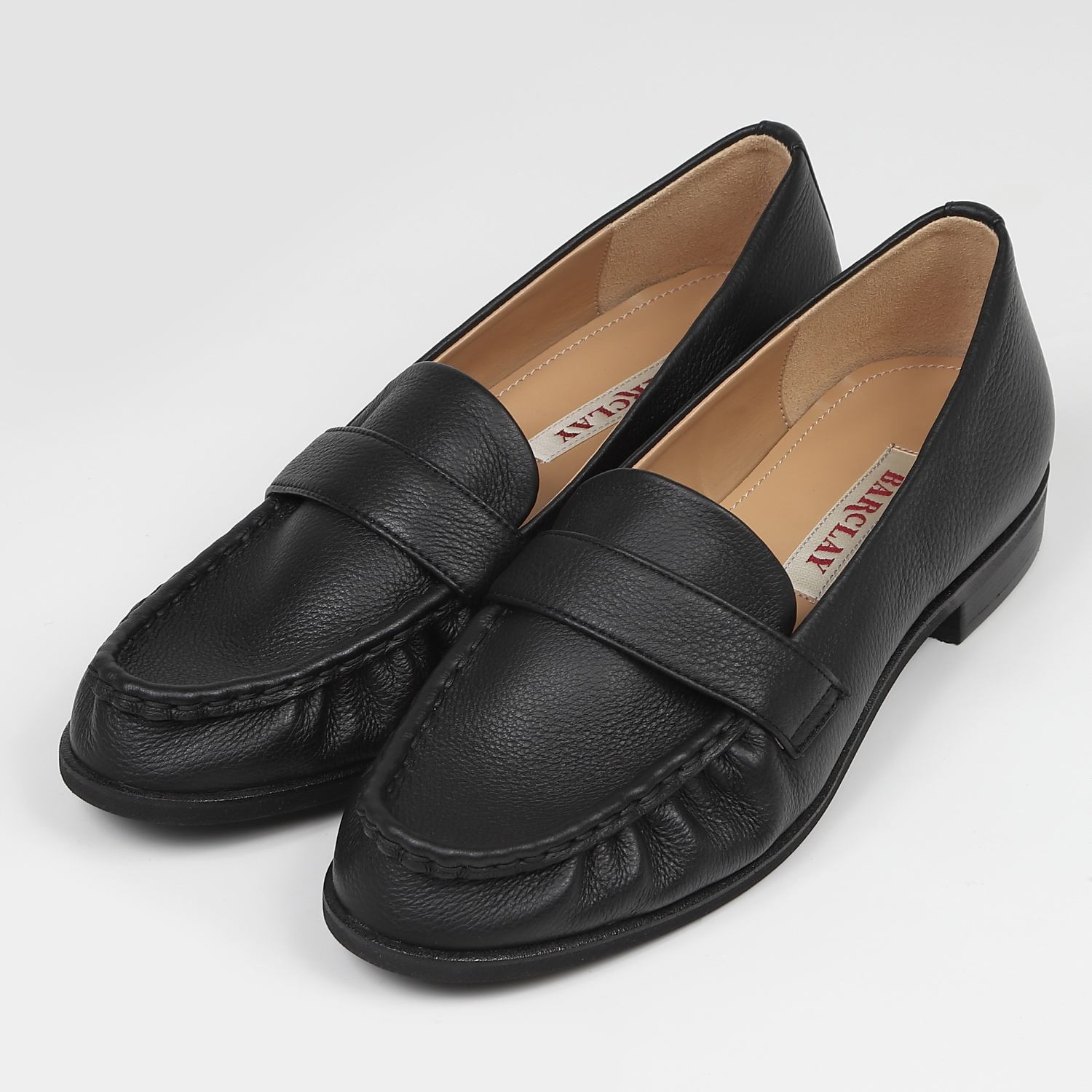 BARCLAYソフトレザーローファ―　ブラック