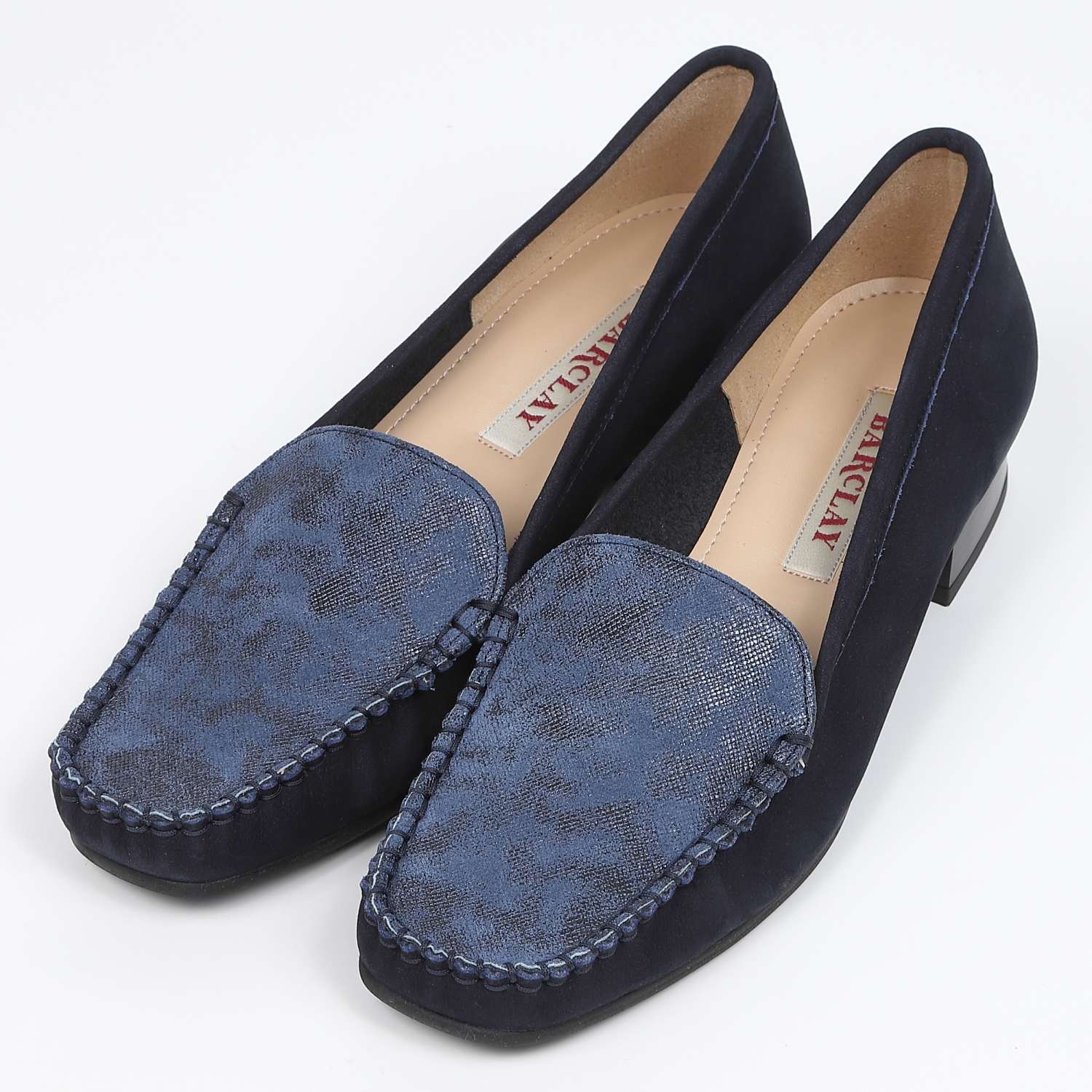 BARCLAY（バークレー）シンプルモカシンパンプス ブラック｜BARCLAY