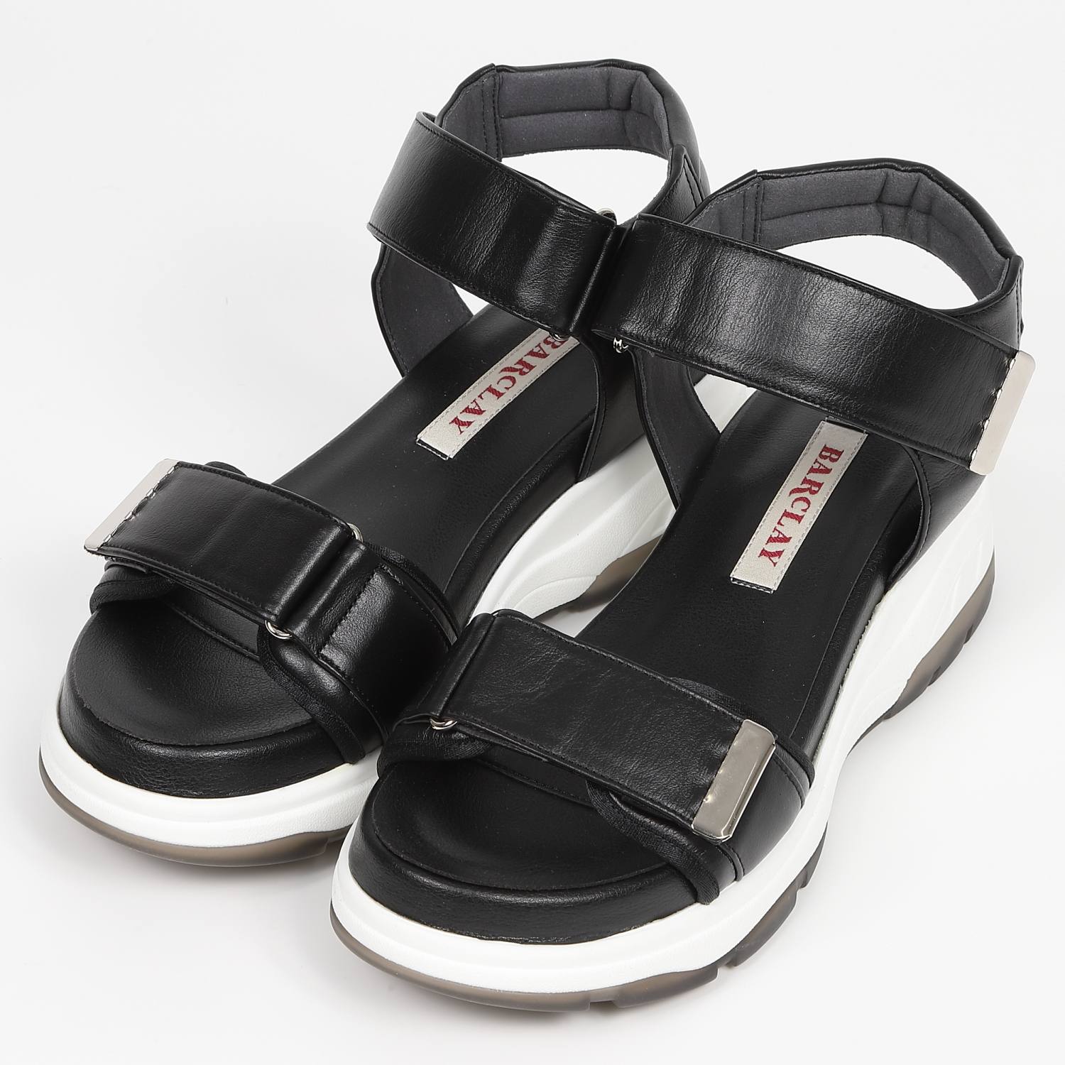 BARCLAYベルトスポーツサンダル　ブラック