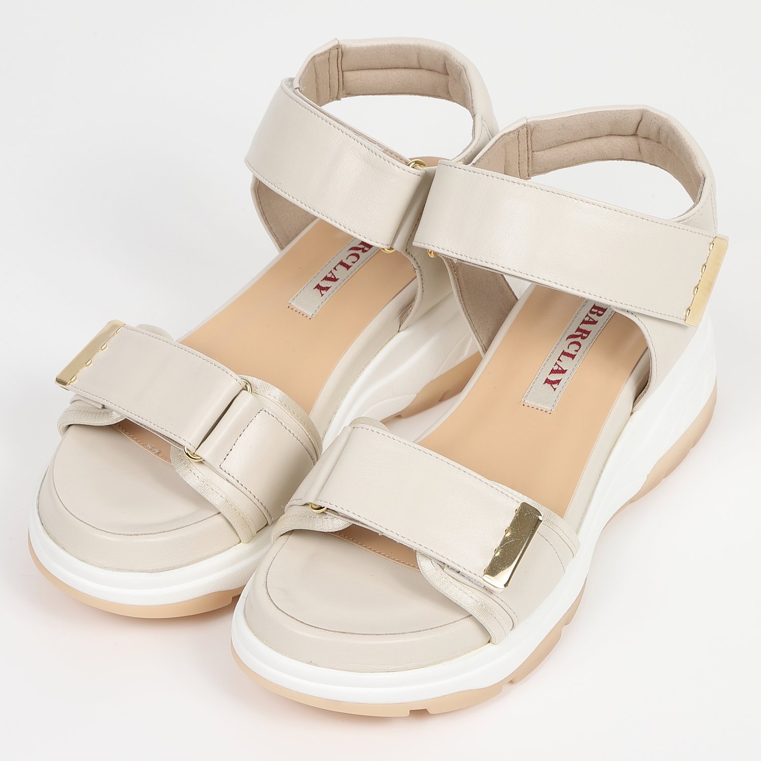 BARCLAYベルトスポーツサンダル　アイボリー