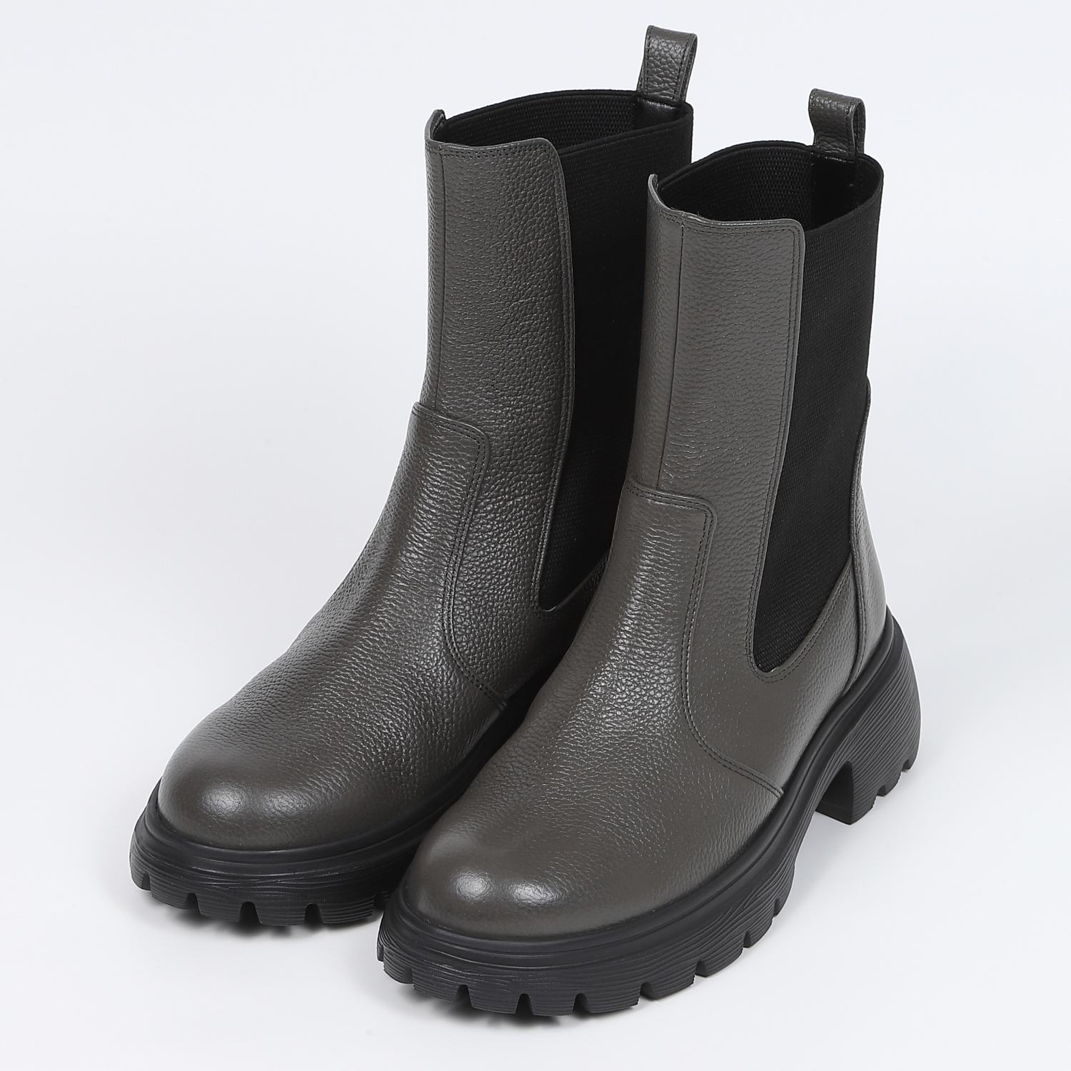 BARCLAYパイロンソールサイドゴアブーツ ダークグレー