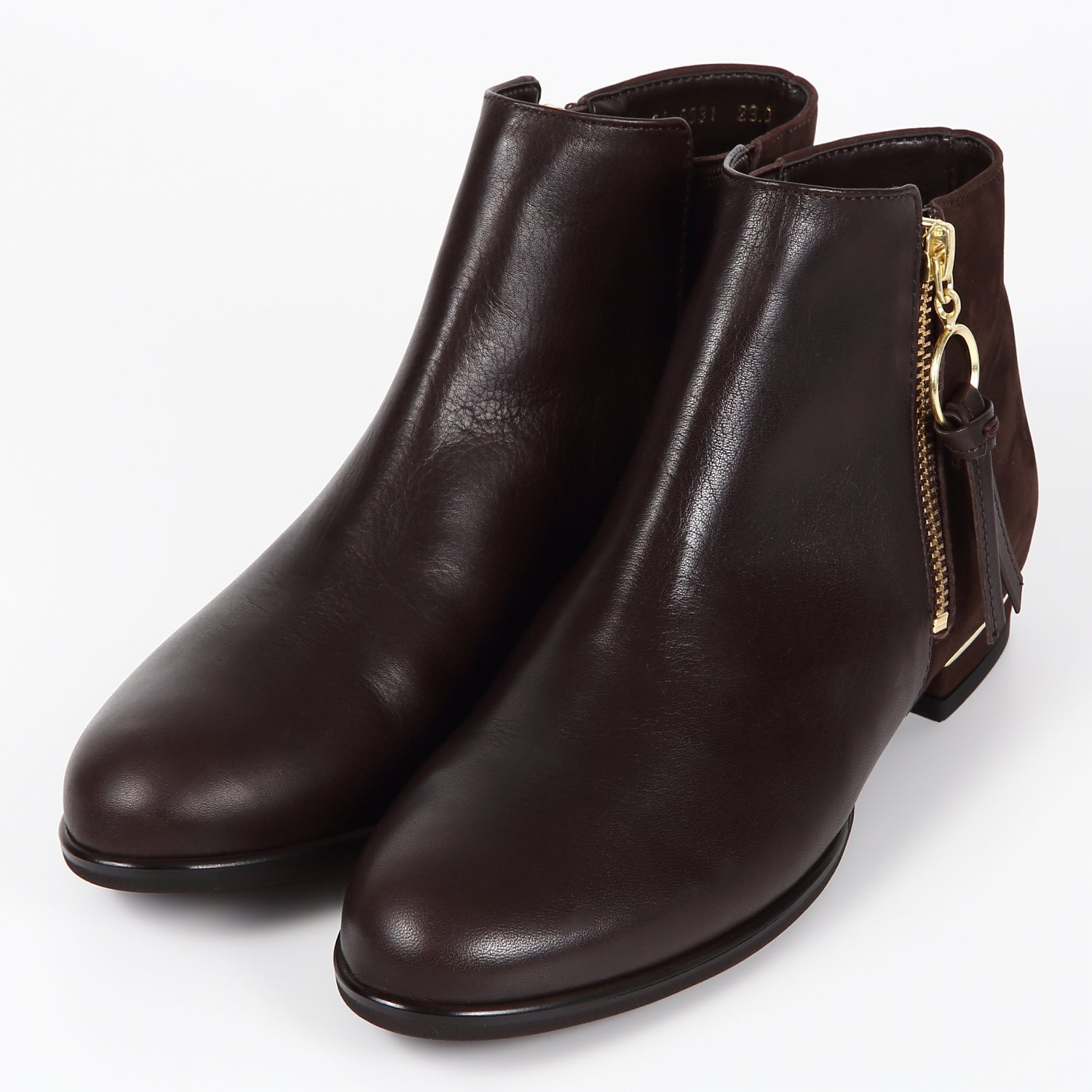 BARCLAY(バークレー) リングファスナー付アンクルブーツ ネイビー