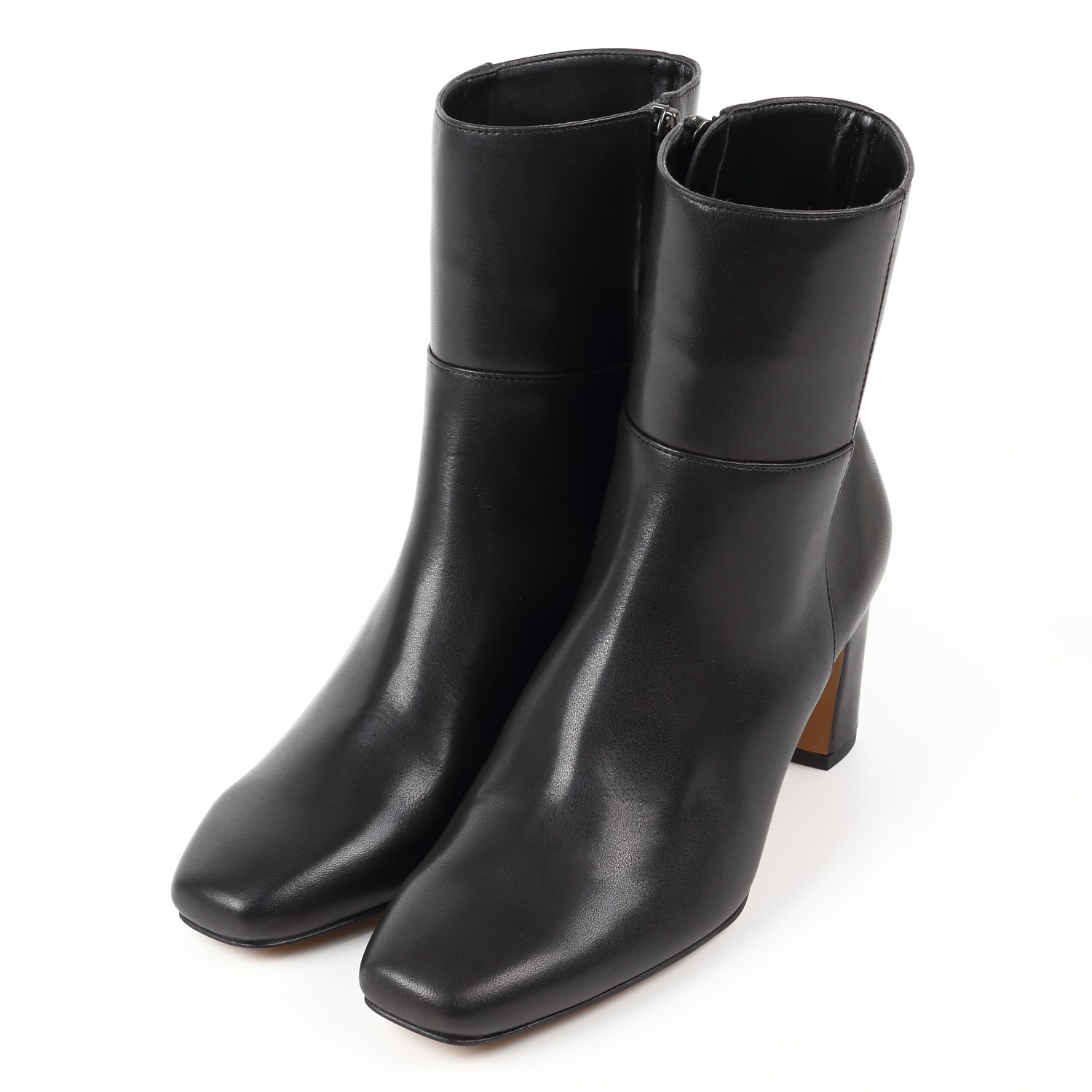 BARCLAYシンプルスクエアブーツ　ブラック