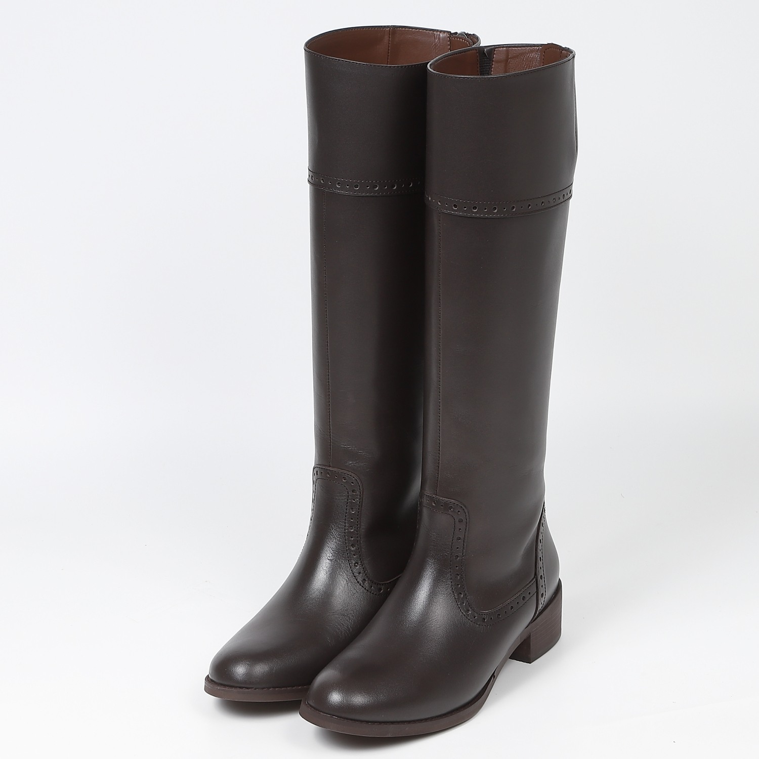 church’s ブラックロングブーツ Church's(チャーチ) ロングブーツ(レディース) - 海外通販のBUYMA