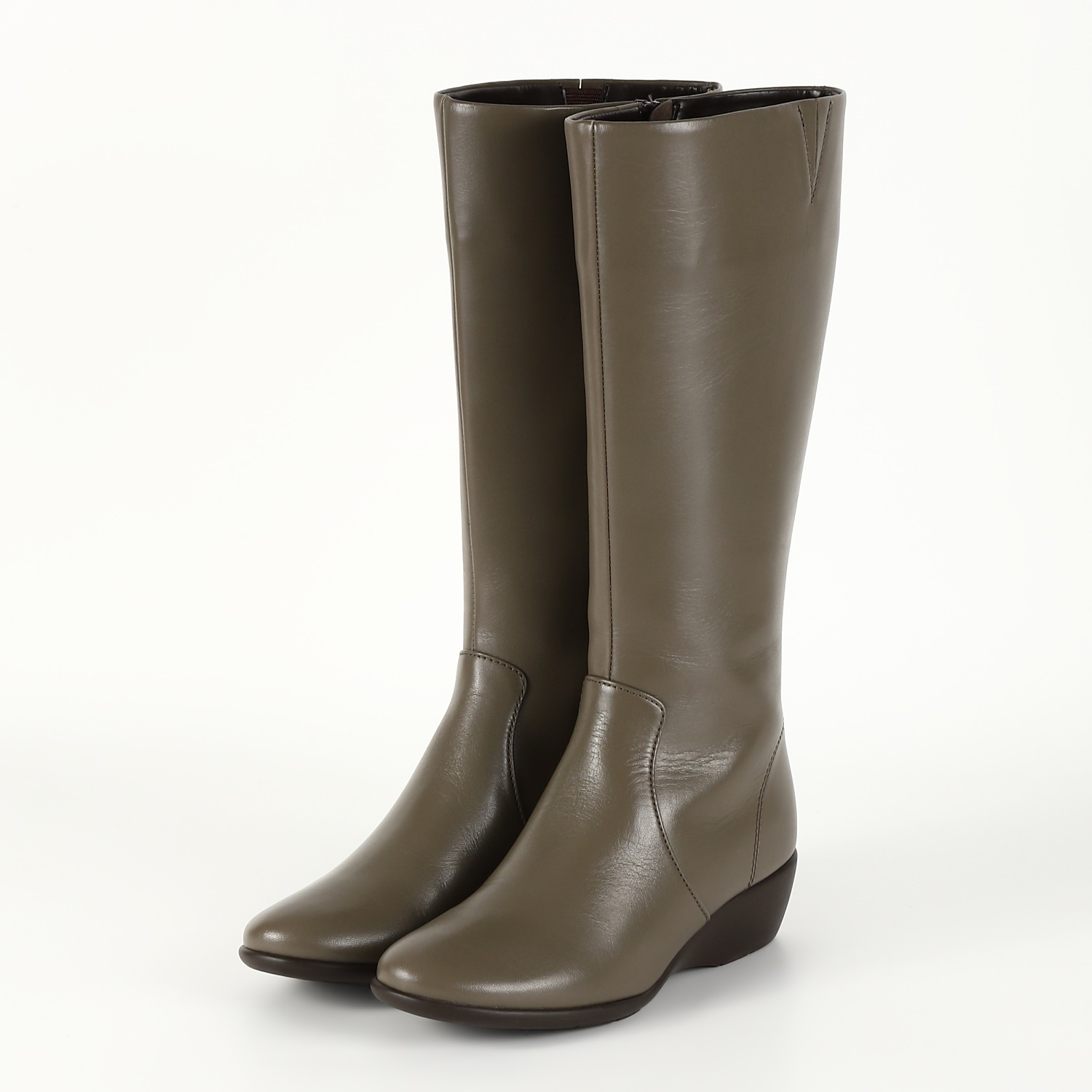 VITA NOVAロングブーツ ダークブラウン｜BARCLAY（バークレー）公式