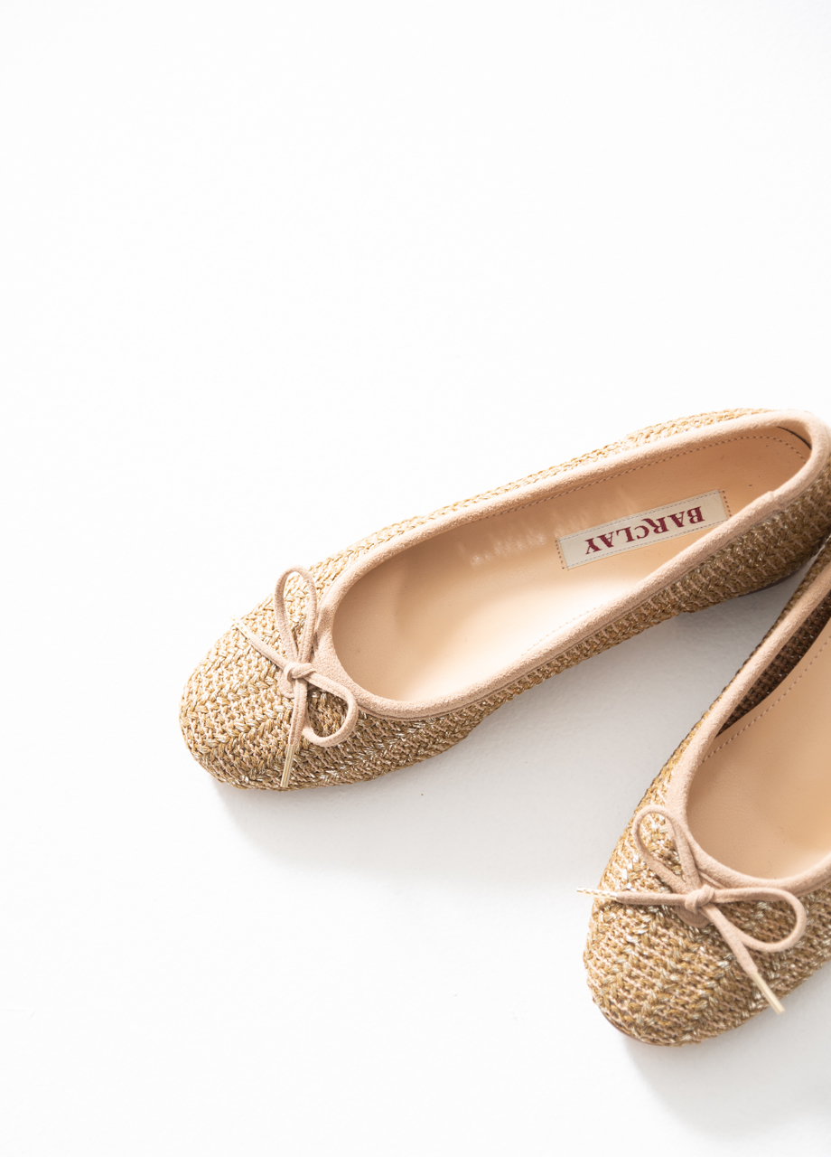 BARCLAY（バークレー）メッシュ編みバレエシューズ