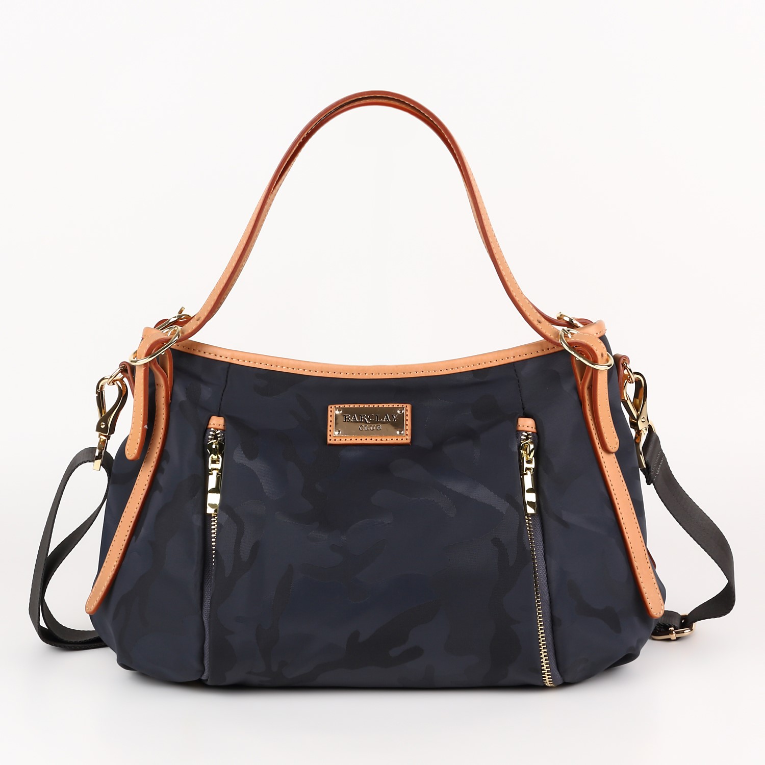 BARCLAY CLUBナイロンバッグ　グレー