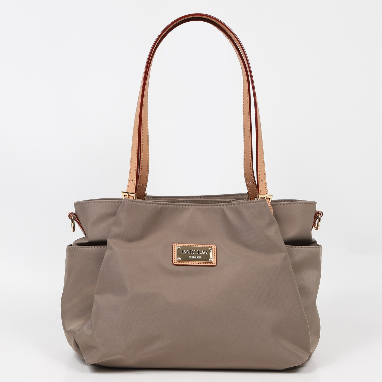 BARCLAY CLUB PVCトートバッグ　ベージュ