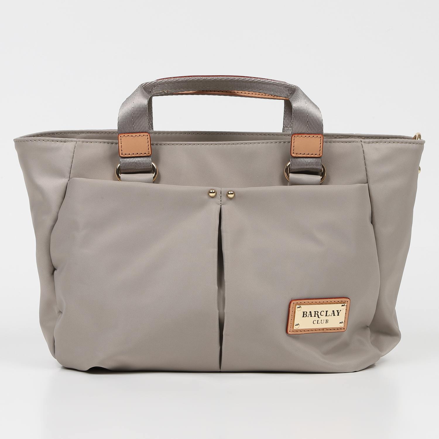 bark 62B8005 グレー BARCLAY CLUB（バークレークラブ）ナイロンミニトートバッグ