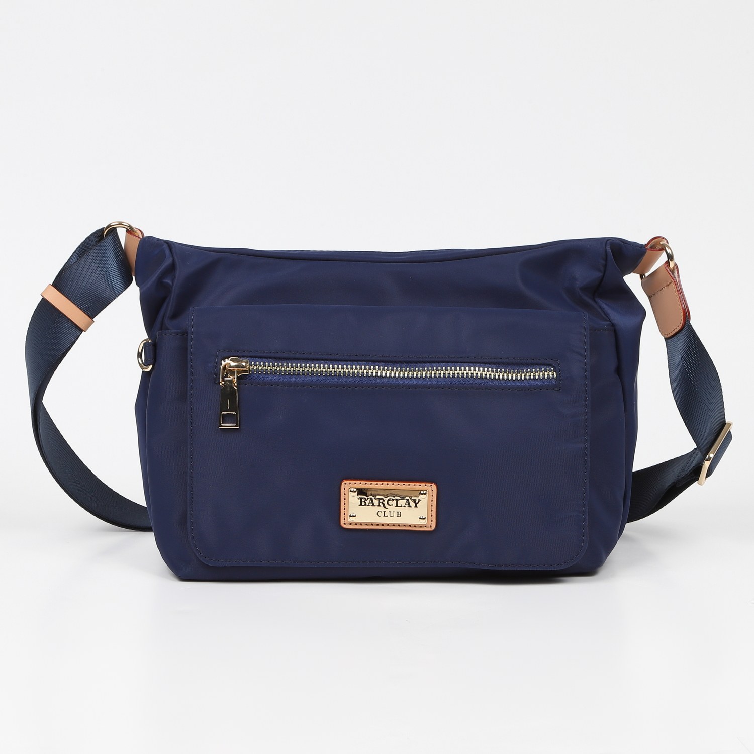 BARCLAY CLUB ナイロンショルダーバッグ　ネイビー