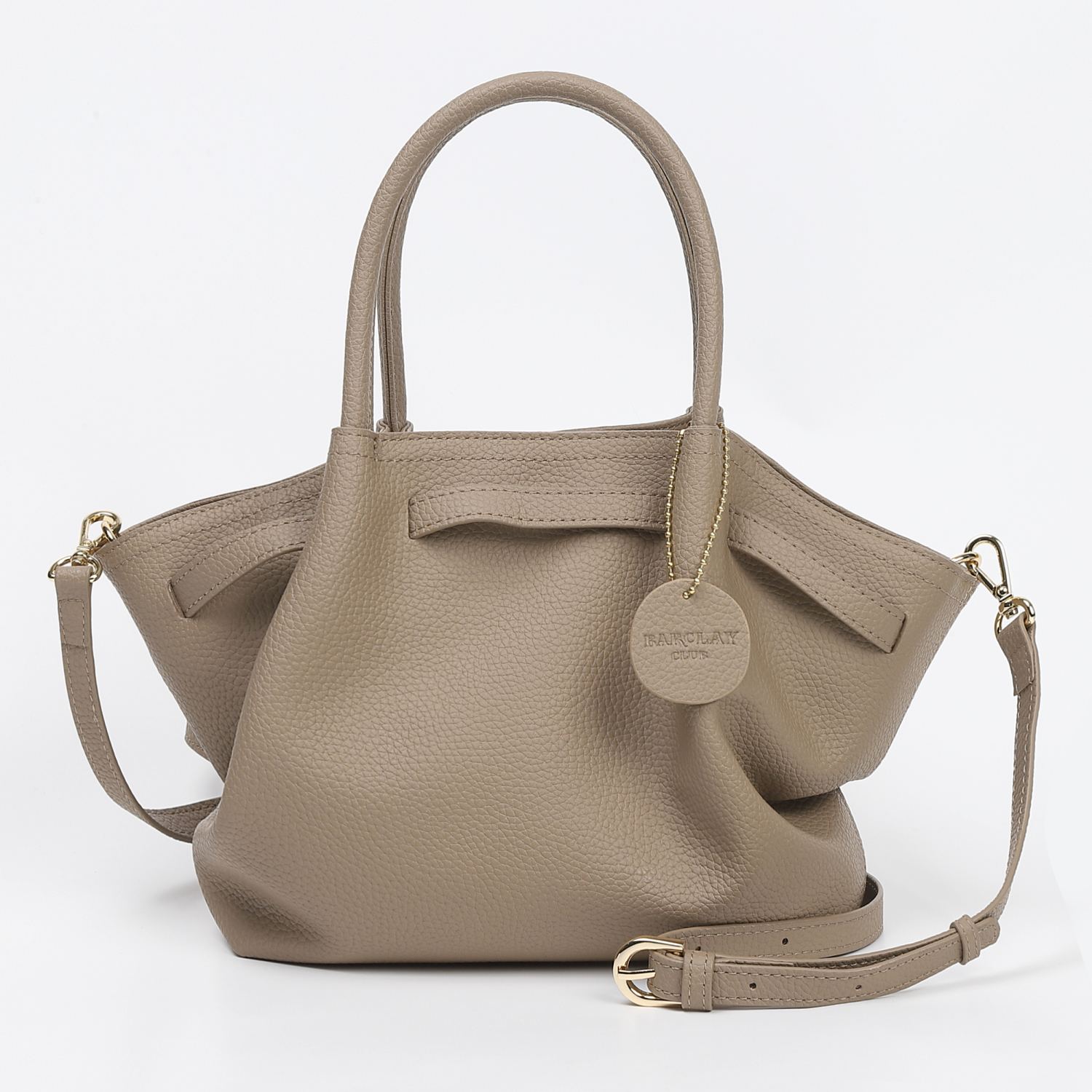 BARCLAY CLUB スプリットレザーバッグ　トープ