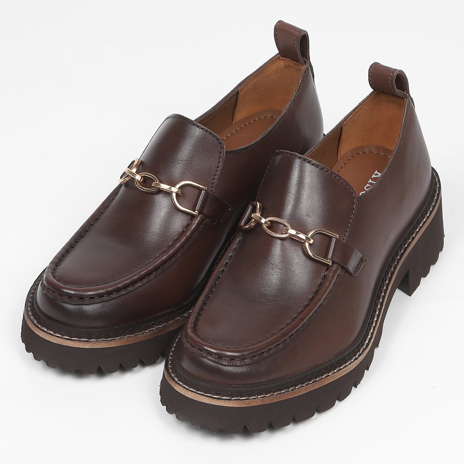 KISCO（キスコ）トラックソールビットローファー ブラック｜BARCLAY