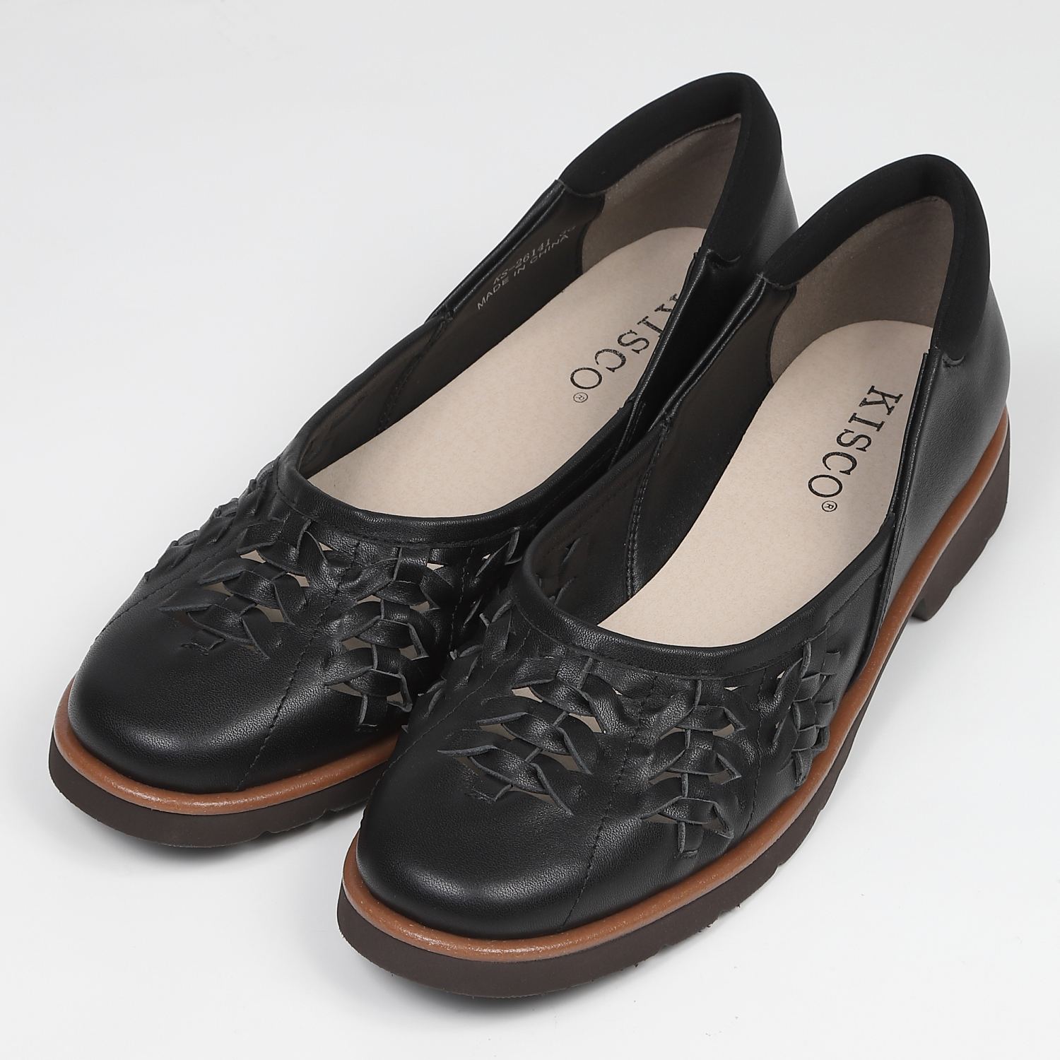 KISCOメッシュシューズ　ブラック