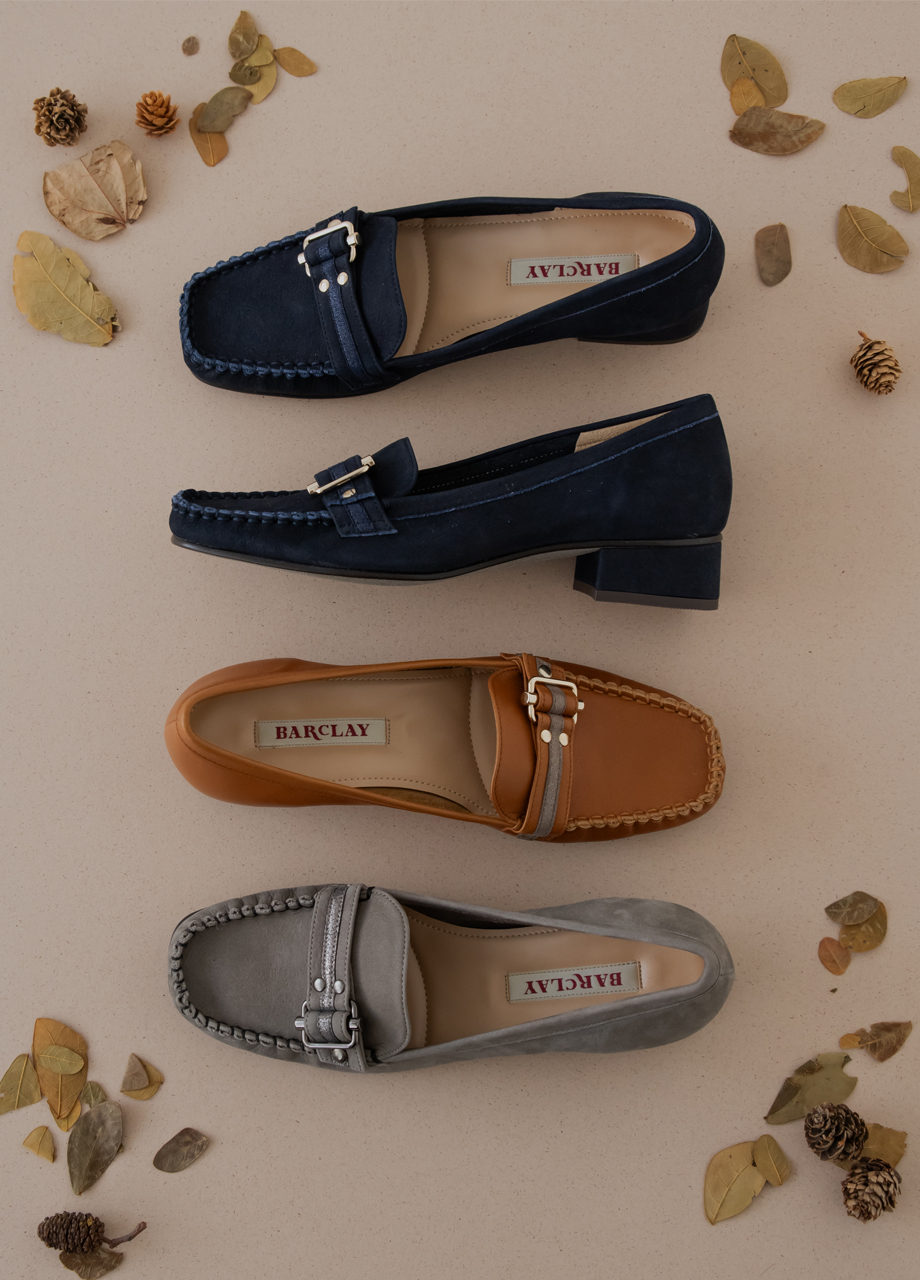 BARCLAY（バークレー）定番モカシンパンプス