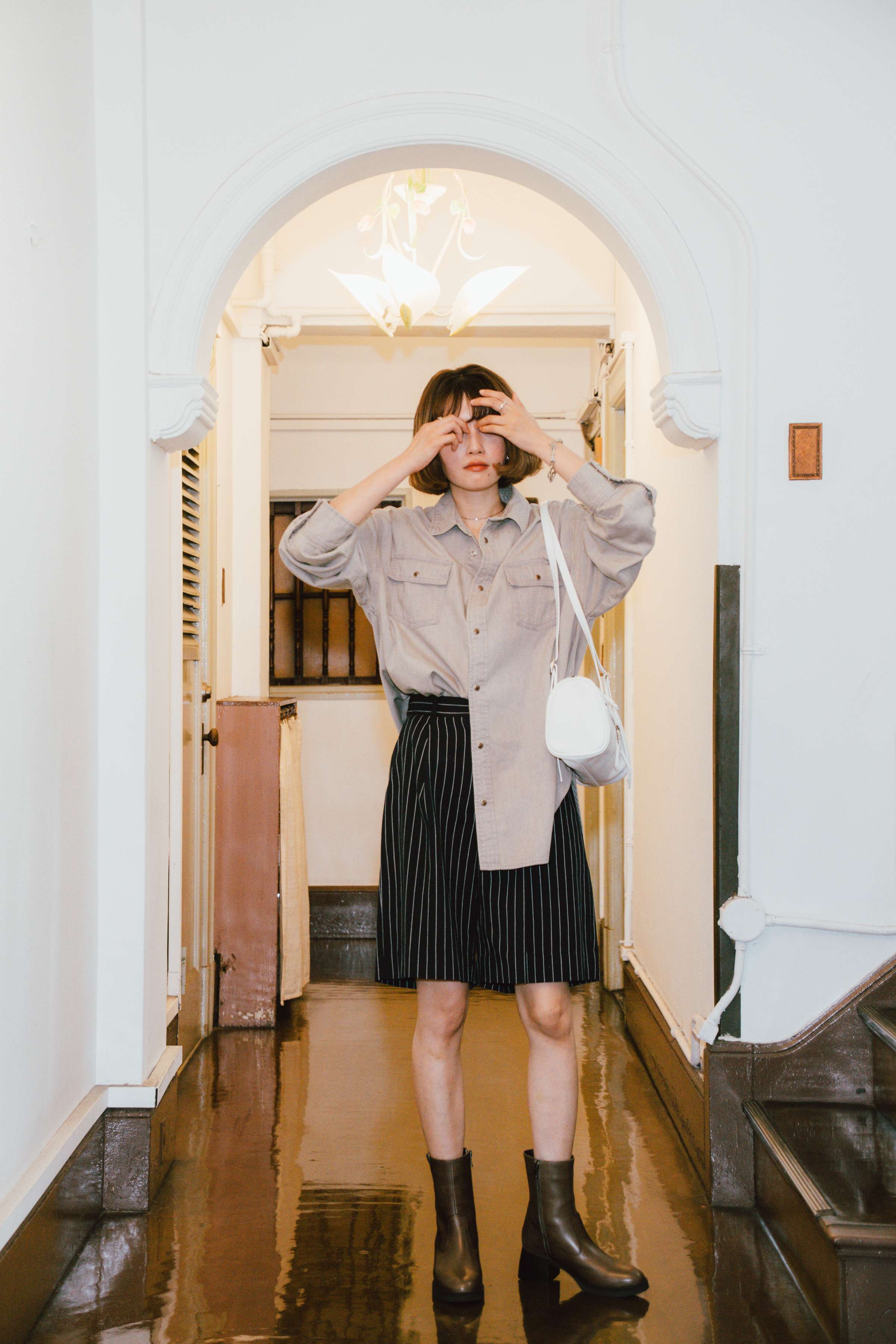 BARCLAY（バークレー）ヒールアッププレーンブーツ