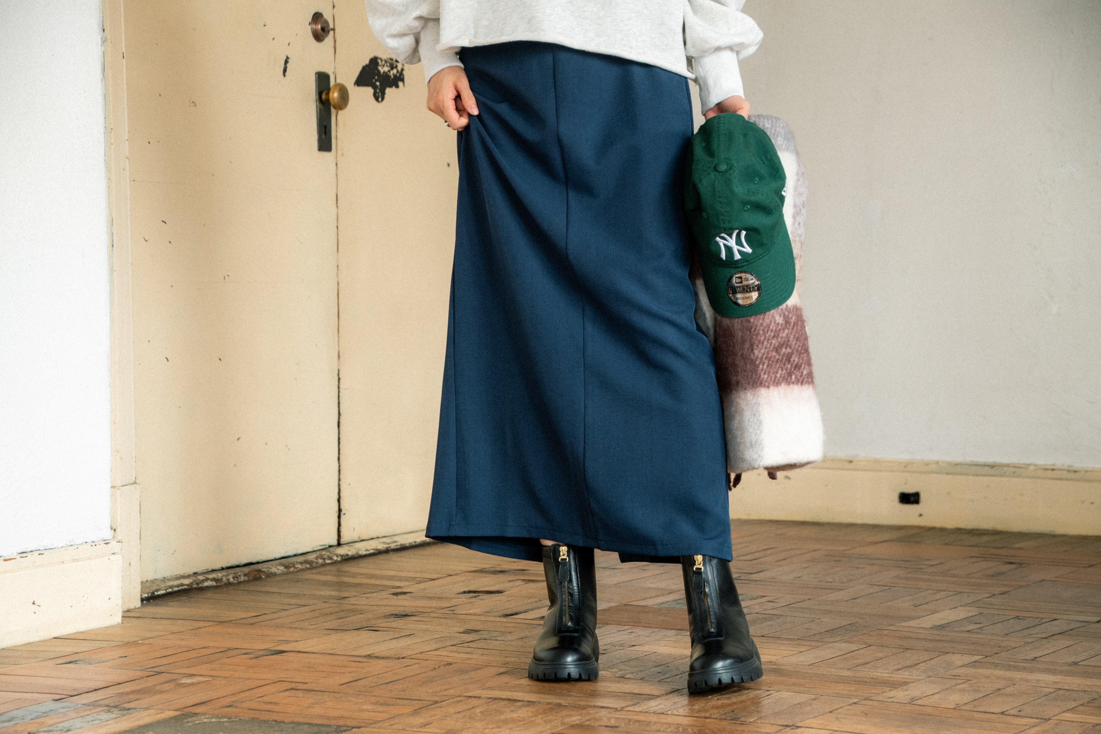 BARCLAY（バークレー）センターファスナーショートブーツ