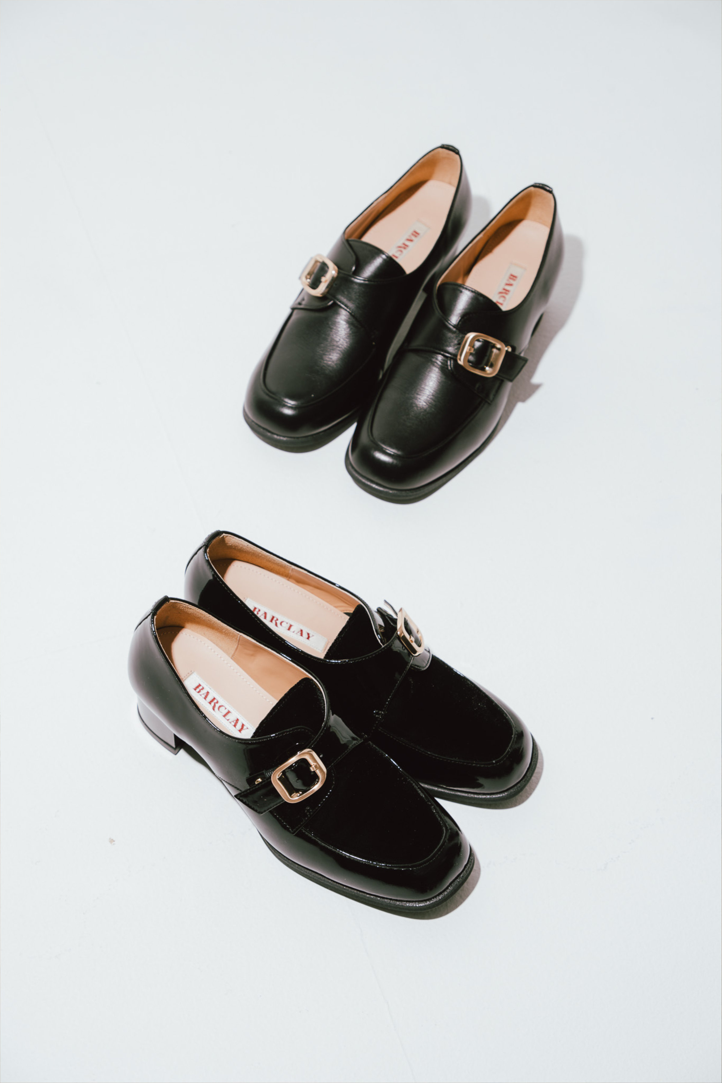 BARCLAY（バークレー）4.5cmヒールアップモンクシューズ